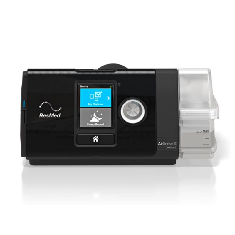 ResMed Airsense 10 Autoset auto adjusting cpap apap machine front